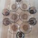 6 cups and saucers in Arcoroc BP glass