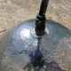 Vintage blue glass suspension