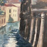 Vintage stream panel oil