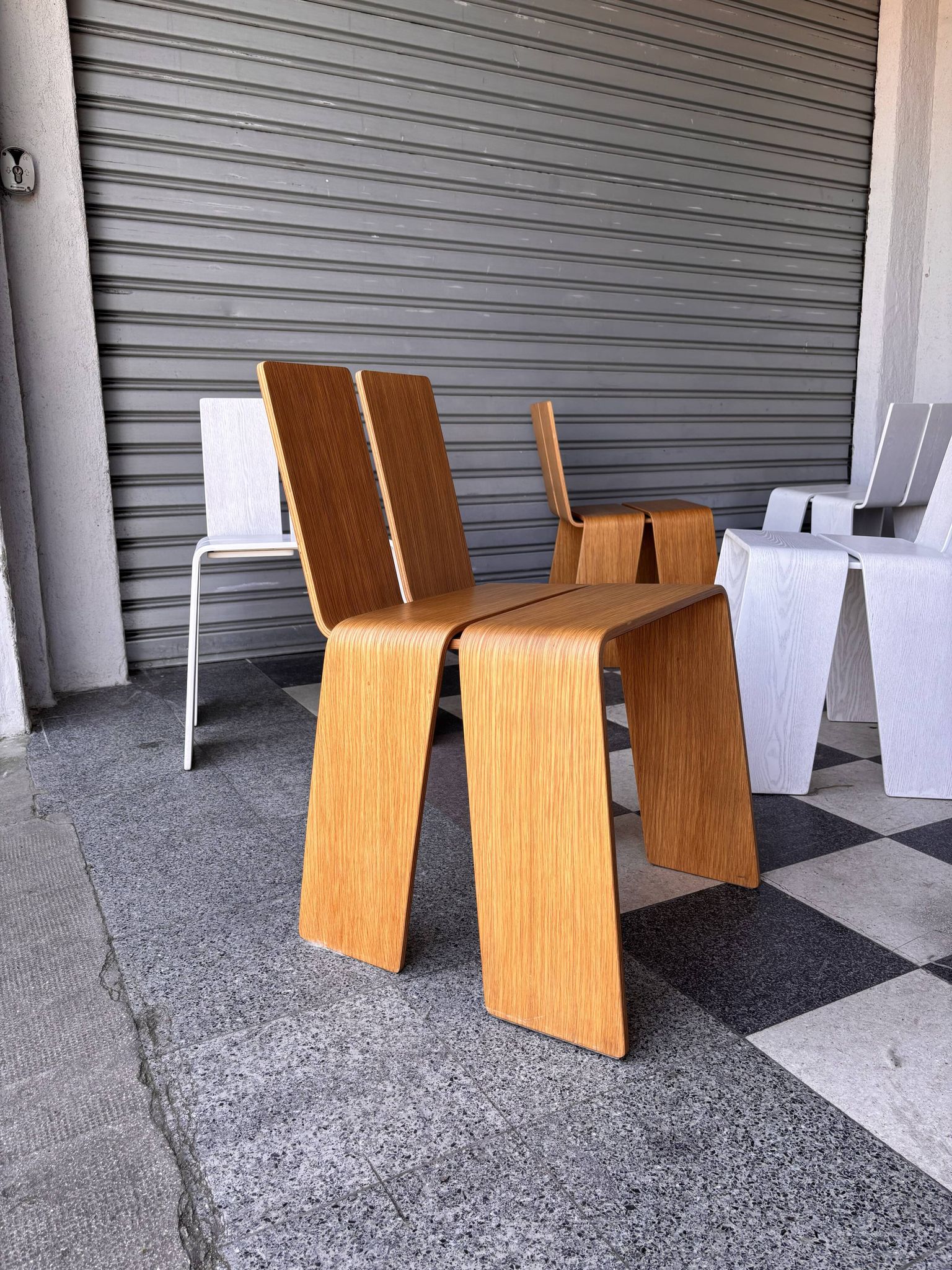 Set de 6 chaises au design danois Kibisi