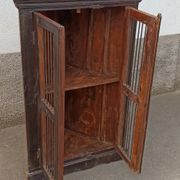 Old wooden corner cabinet