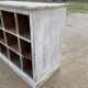White patinated wooden craft