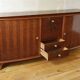 Rosewood and rosewood sideboard in the style of Jules Leleu