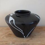 Vintage vase graphic black West Germany