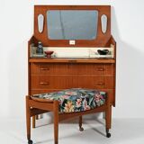 Scandinavian teak vanity chest, 1950s/60s