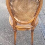 Lot de 6 chaises médaillons de style Louis XVI