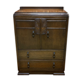English Art Deco oak bar - 1930s