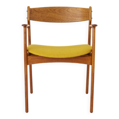 Fauteuil en teck Erik Buch, Danemark, années 1960   Salle à manger danoise moderne du milieu du siècle