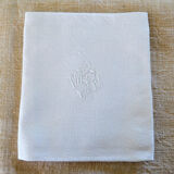 Set de 12 serviettes de table brodées main
