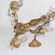 French vintage 3 arm crystal chandelier