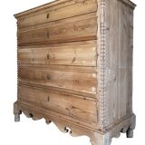 Large 19th century Scandinavian pine chest of drawers