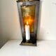 Art Deco metal & Brass Wall Candle Sconce