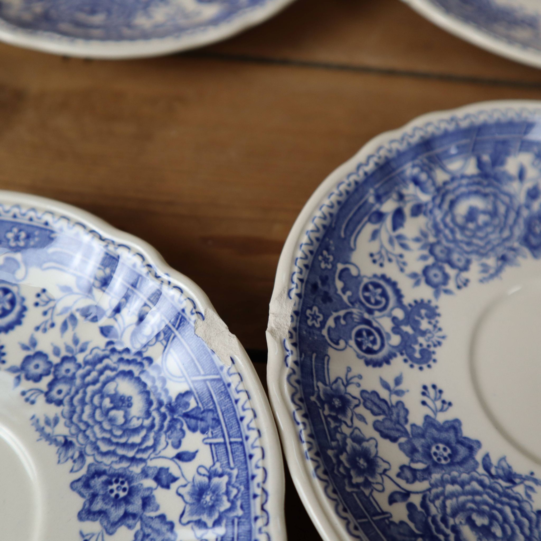 Set of 9 coffee plates 'Burgenland' by Villeroy and Boch