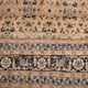 Handmade antique Persian Tabriz Hajalili rug 4.2' x 6.5' (128cm x 198cm) 1880s - 1B693