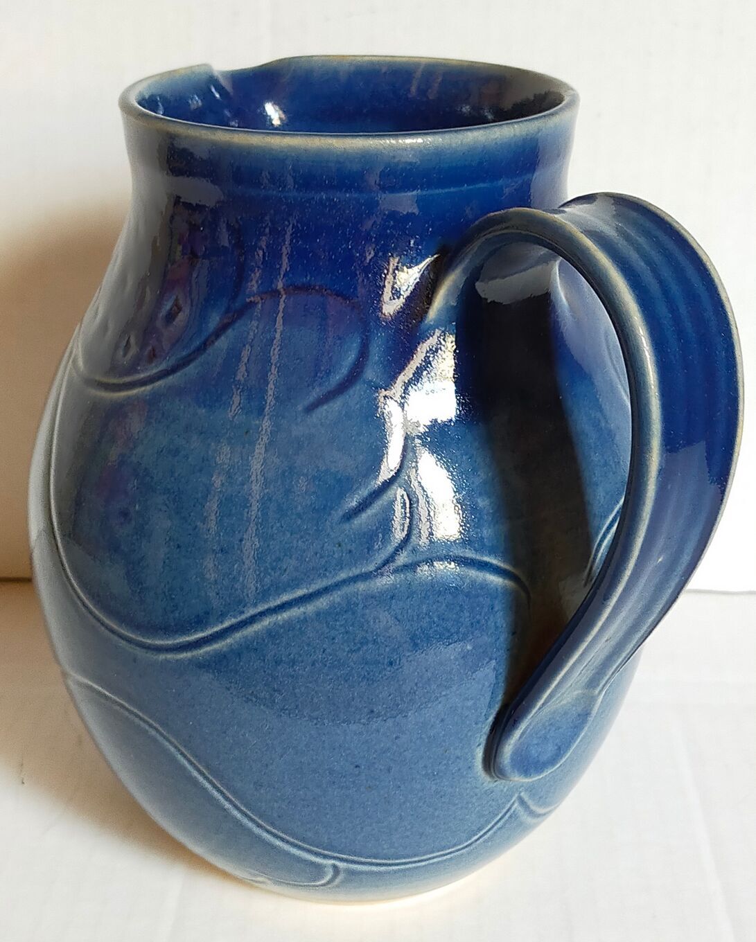 Vintage ceramic zoomorphic potter's pitcher