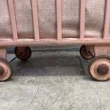 Vintage wooden doll's pram