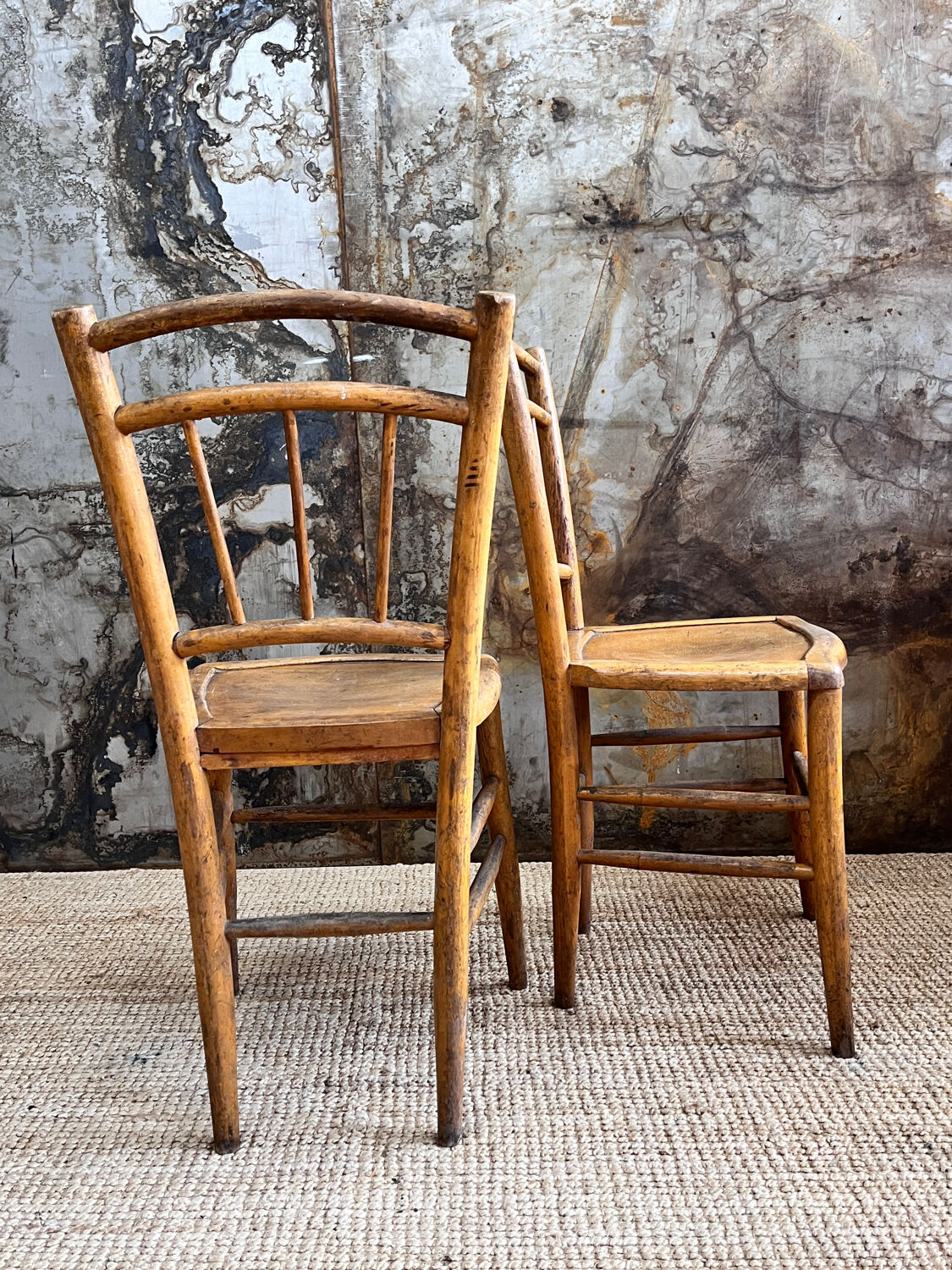 Pair of bistro chairs