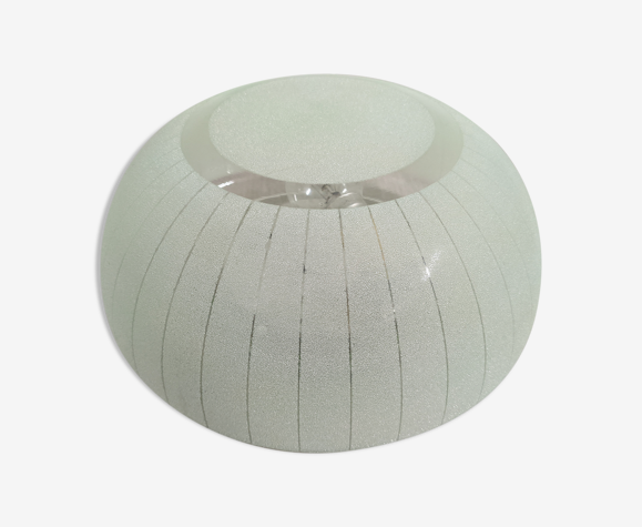 Vintage glass ceiling lamp from the 50s/60s