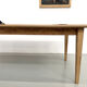 Campaign table in oak and pine, 1970s