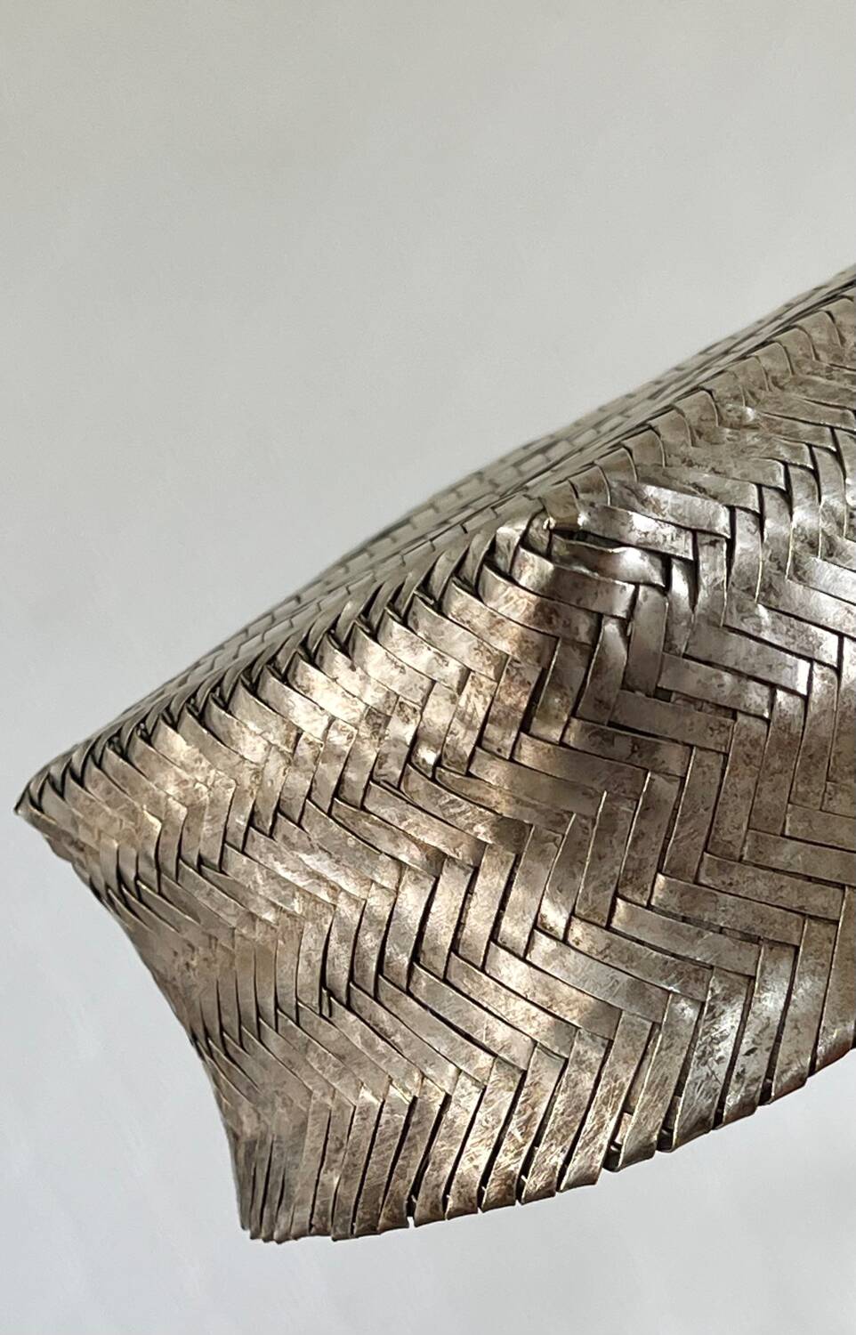 Woven alpaca catchall tray