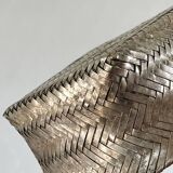 Woven alpaca catchall tray