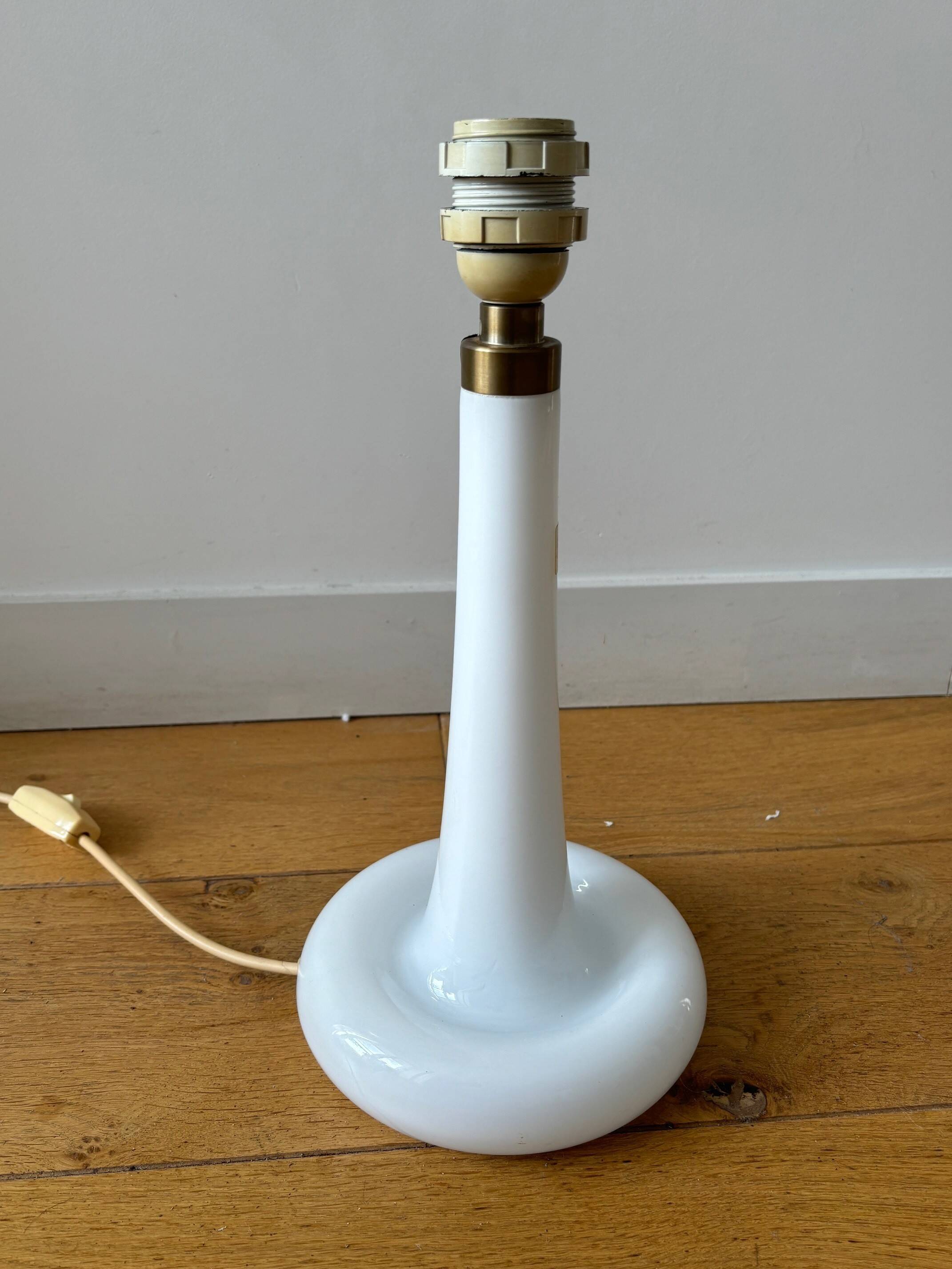 Holmegaard opaline lamp - Denmark 1970s