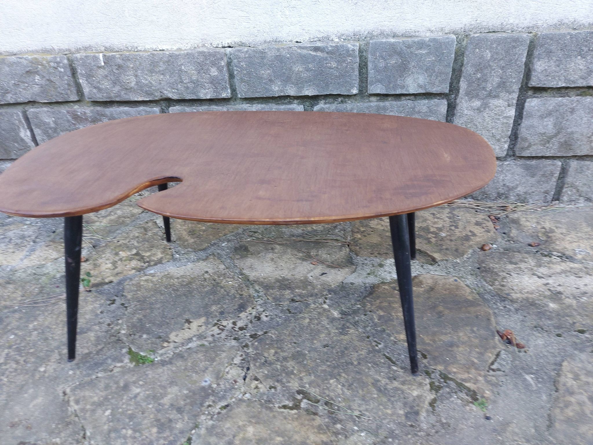 Coffee table bean design 60's