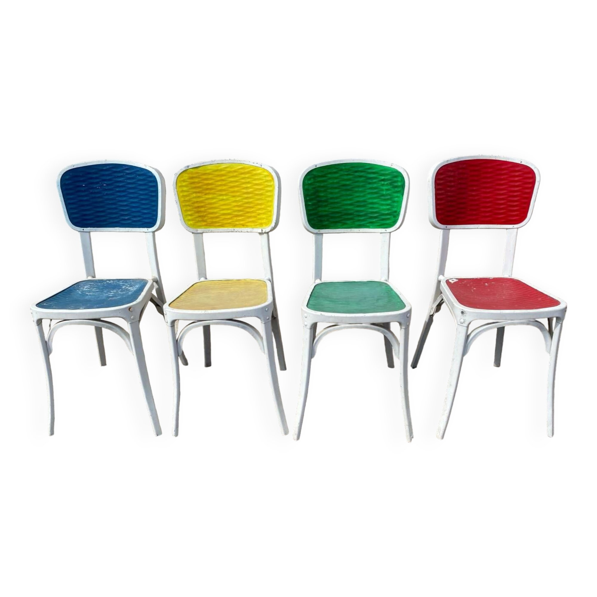 Set of 4 gaston viort chairs