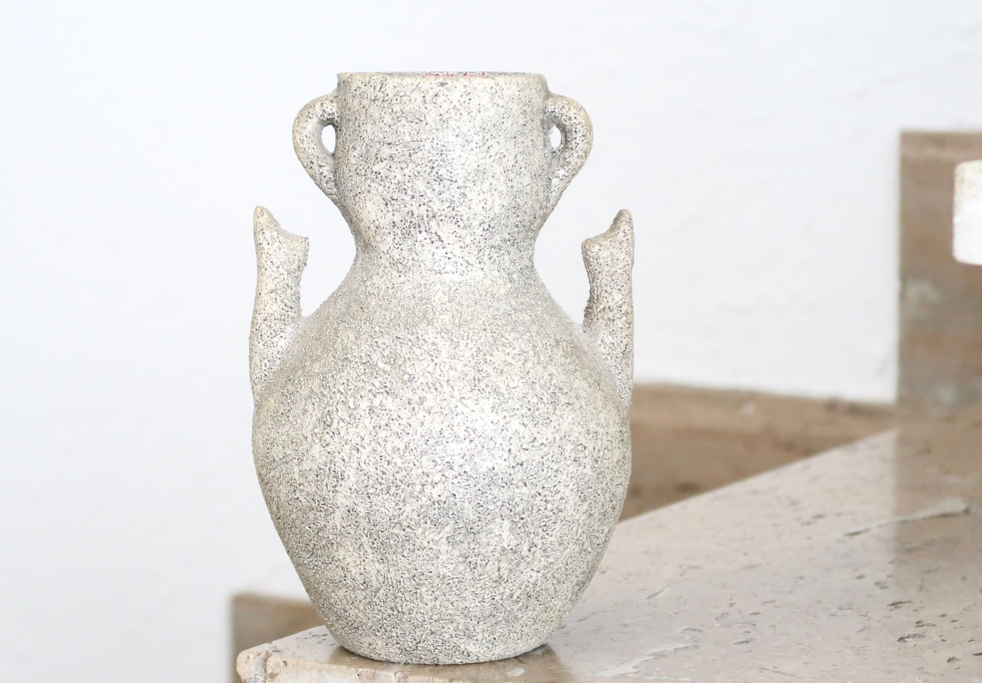 Anthropomorphic ceramic vase by Francis Triay, 60s