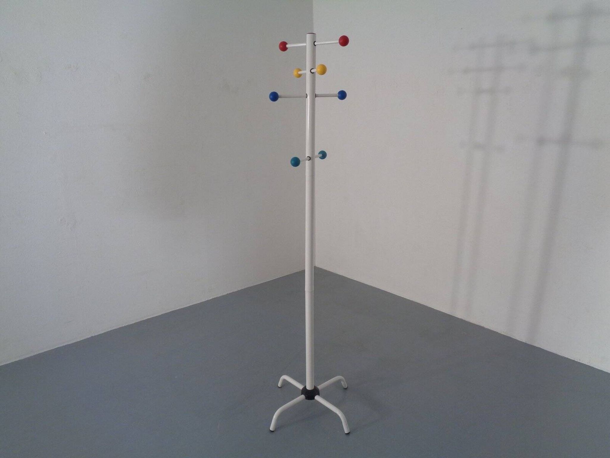 Italian Tubular Coat Rack, 1970s