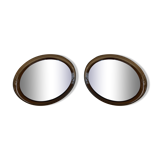 Pair of Guzzini mirrors - 56cm