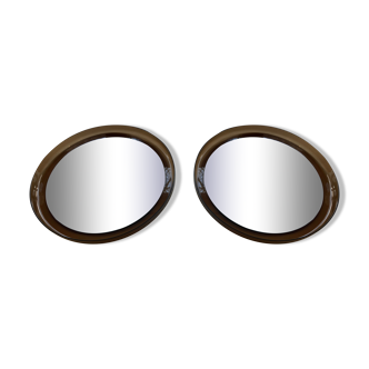 Paire de miroirs Guzzini - 56cm