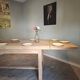 Renovated farmhouse table with extensions