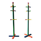 Pair of vintage children's coat racks - pencil shape