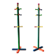 Paire de portemanteaux pour enfants vintage - forme de crayon