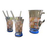 Lemonade service - hand decorated