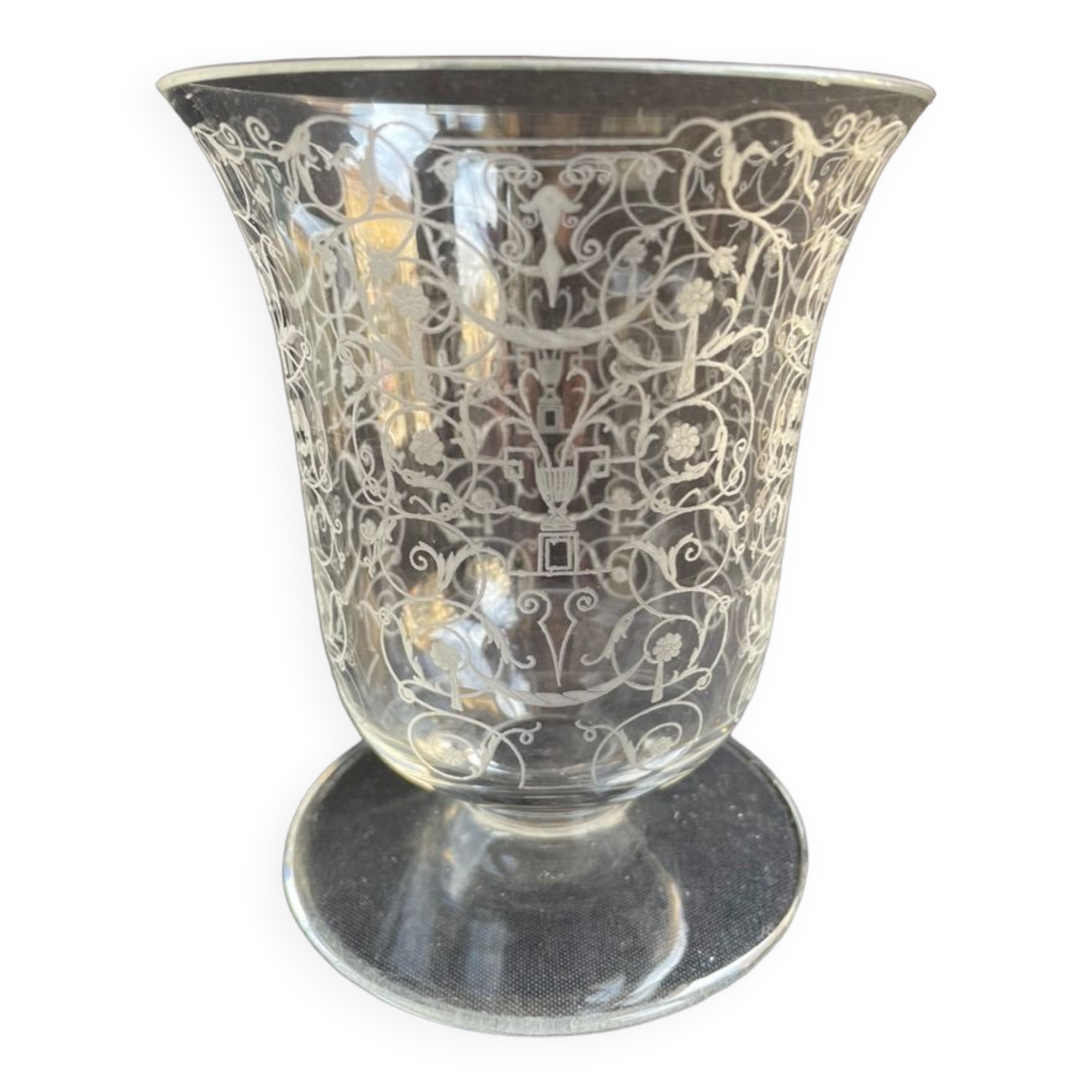 Baccarat vase Michelangelo stamped