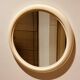 Vintage Space Age round mirror