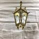 Bronze lantern with starry glasses