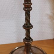 Old brass candle holder