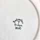 Duo assiettes Terre de fer Art Deco Badonviller