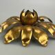Wall sconce in brass