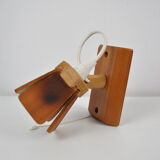 Pine wall lamp 1980