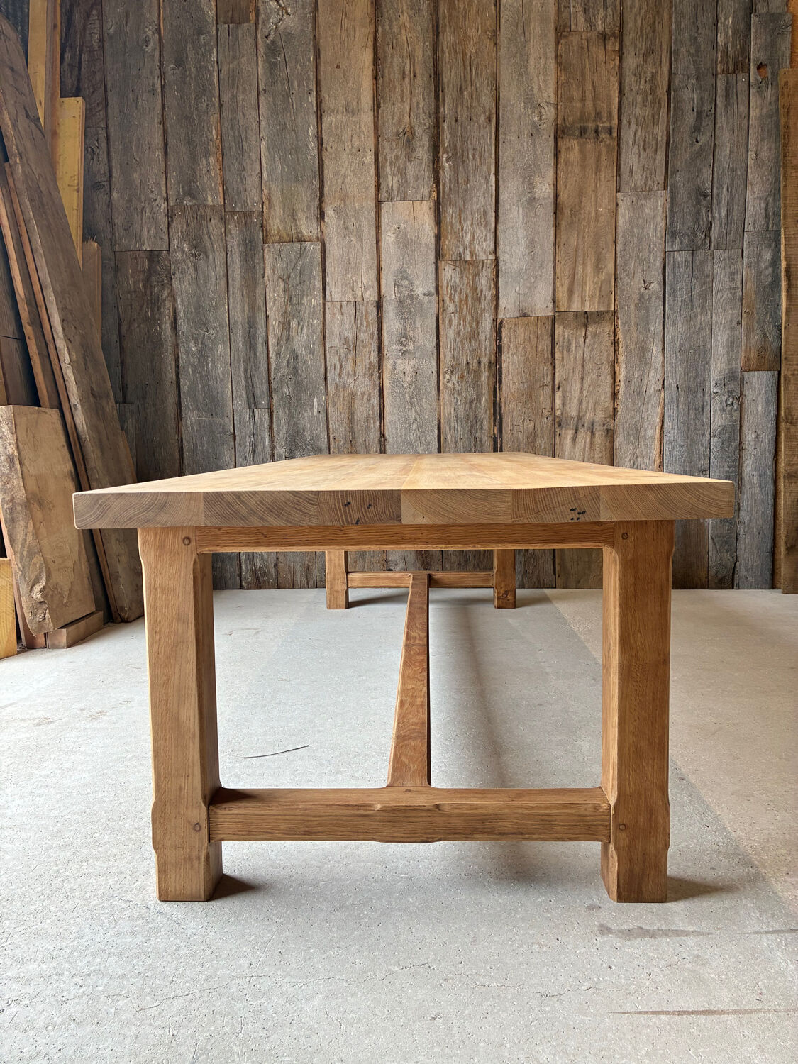 XXL farmhouse table in solid oak