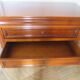 large curved chest of drawers - solid wood - cherry - 4 drawers - Louis Philippe
