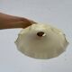 White and beige glass pendant light