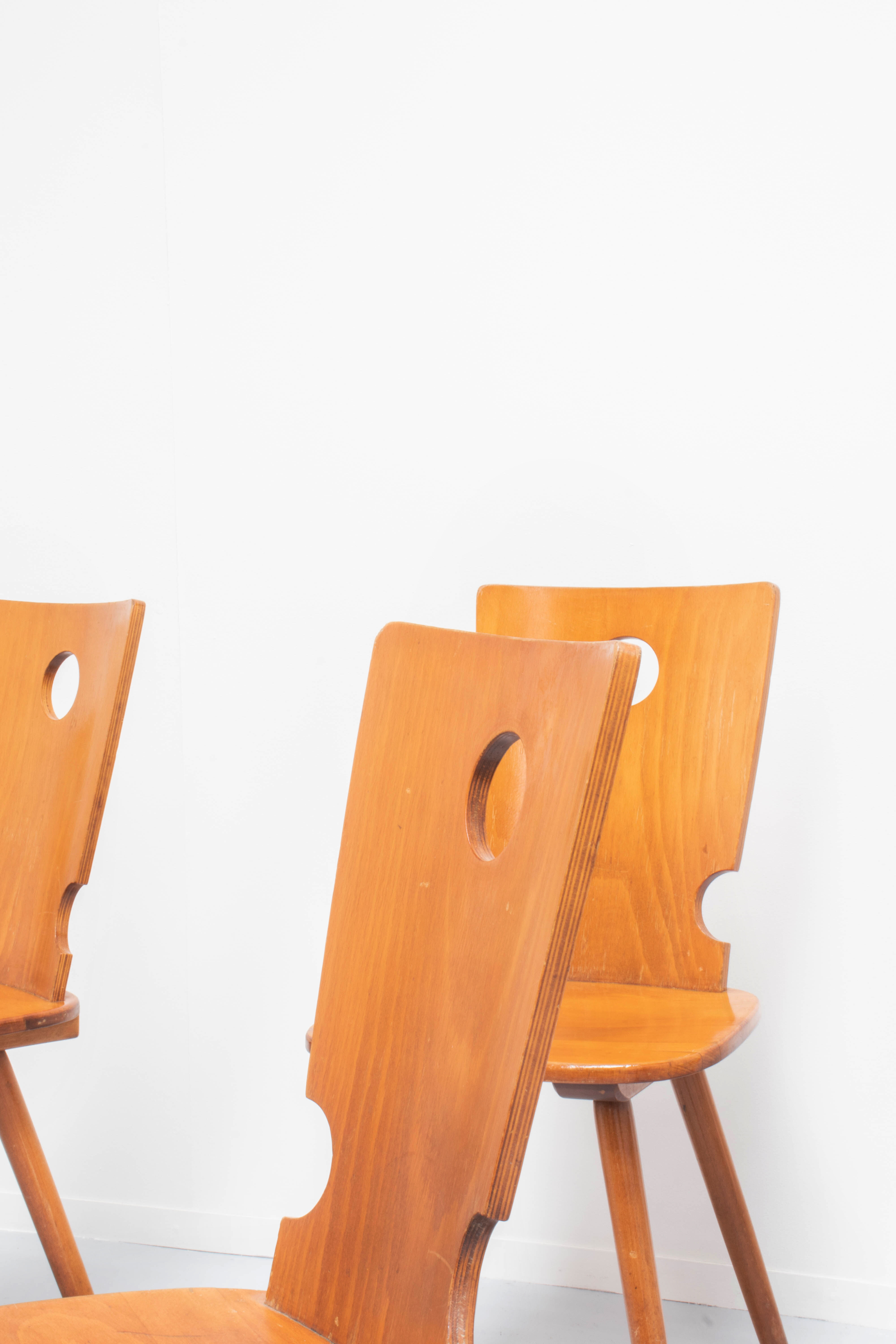 Vintage Brutalist Chair by Vervoort Tilburg