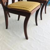Lot of 4 English style chairs