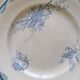 Earthenware dinner plates from Sarreguemines, Watteau, U & C, 1950s