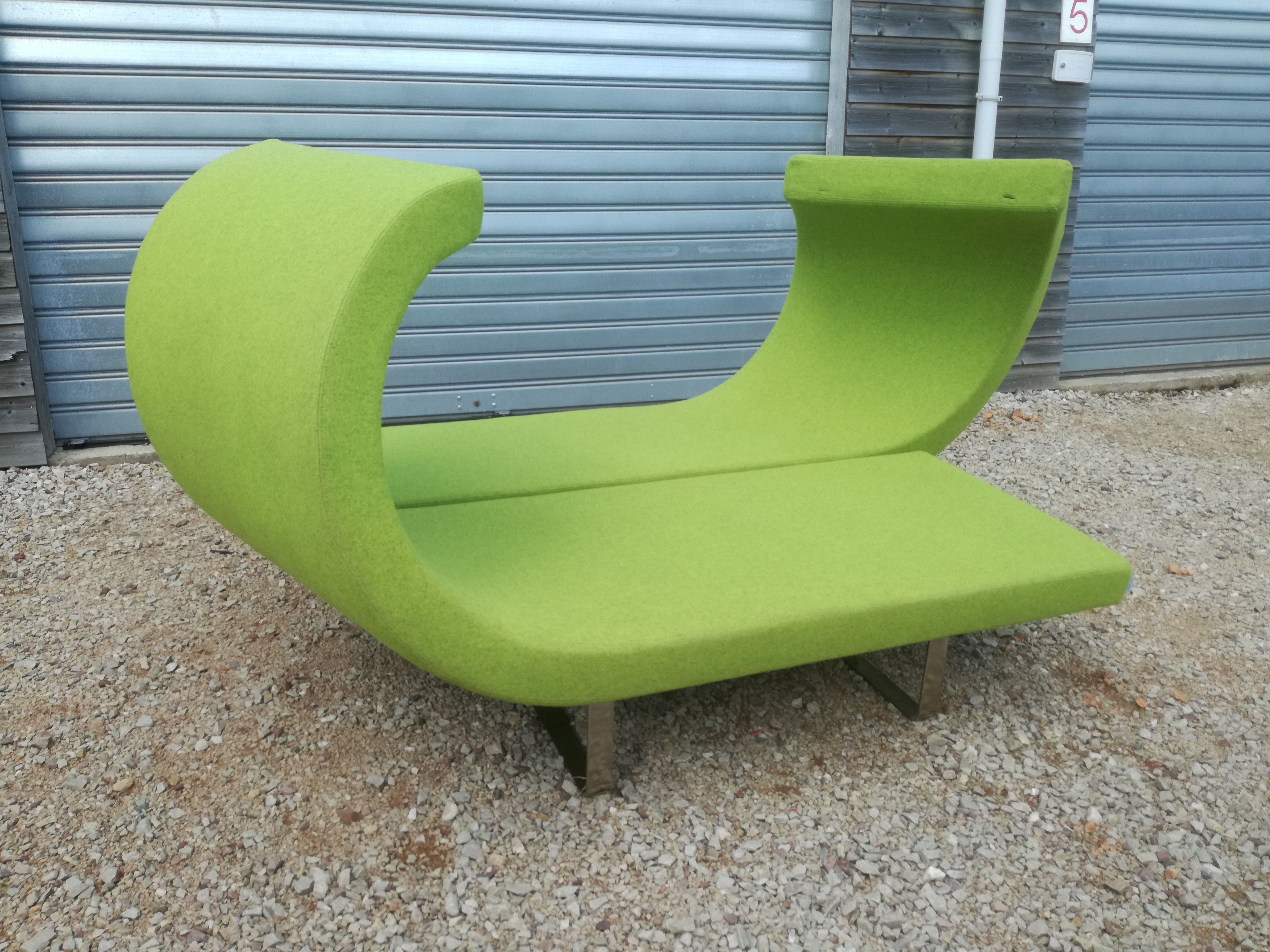 Bartoli sofa bench design highway 4 modules green Anis